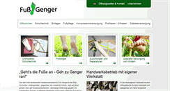 Desktop Screenshot of fuss-genger.de